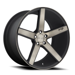 Niche Milan M134 19x8.5 +35 5x114.3mm 72.6mm Black Machined-Dark Tint
