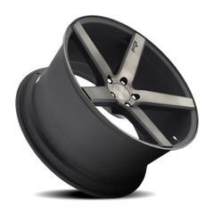 Niche Milan M134 20x8.5 +35 5x120mm 72.6mm Black Machined-Dark Tint