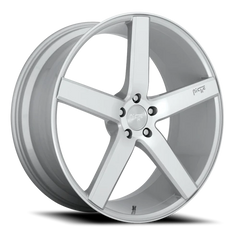 Niche Milan M135 19x8.5 +35 5x114.3mm 72.6mm Silver Machined