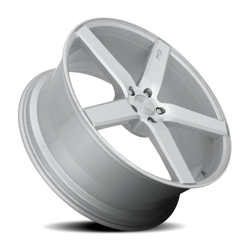 Niche Milan M135 20x8.5 +35 5x114.3mm 72.6mm Silver Machined