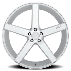Niche Milan M135 20x8.5 +35 5x114.3mm 72.6mm Silver Machined