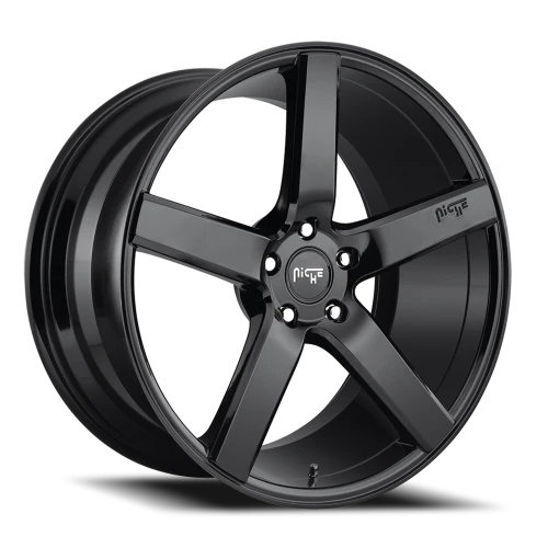 Niche Milan M188 20x8.5 +35 5x120mm 72.5mm Gloss Black