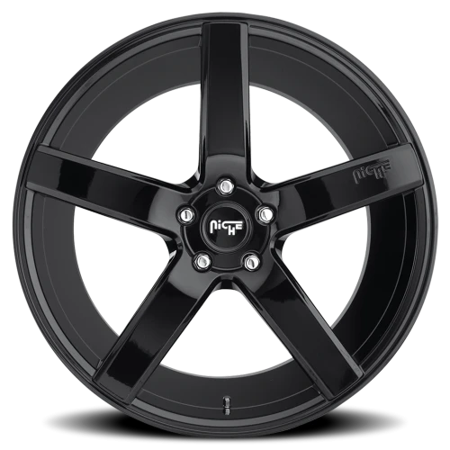 Niche Milan M188 20x8.5 +35 5x120mm 72.5mm Gloss Black