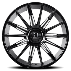 Dolce Luxury Mirelli GB 24x10 +15 5x115mm 74.1mm Gloss Black