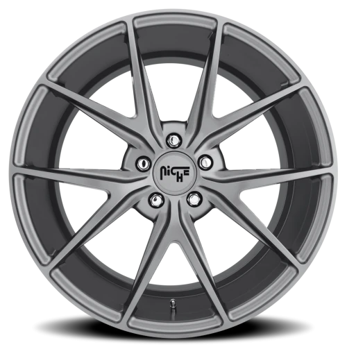 Niche Misano M116 19x8.5 +33 5x114.3mm 72.6mm Matte Gunmetal