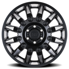 Black Rhino Mission 20x9 -18 5x127mm 71.6mm Matte Black Machined Tinted Spokes