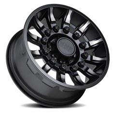 Black Rhino Mission 20x9 -18 8x165.1mm 122.1mm Matte Black Machined Tinted Spokes