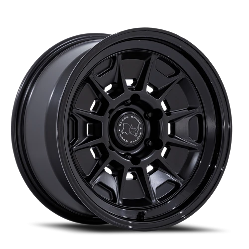 Black Rhino Mondo BR021 MB 17x8.5 -10 6x139.7mm 106.1mm Matte Black Gloss Black Lip