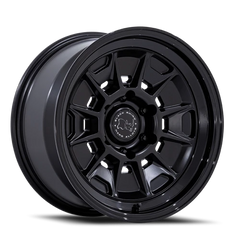 Black Rhino Mondo BR021 MB 18x9 +12 6x139.7mm 106.1mm Matte Black Gloss Black Lip