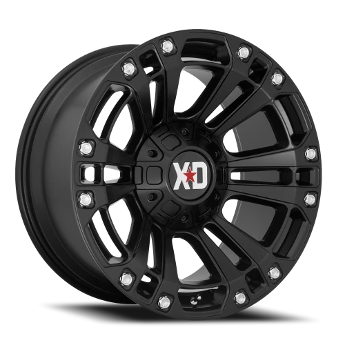 XD Series Monster 3 XD851 SB 20x9 +0 8x165.1mm 125.5mm Satin Black