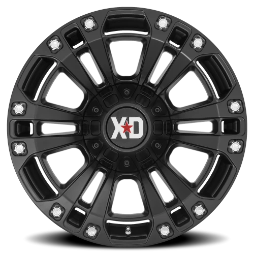 XD Series Monster 3 XD851 SB 20x10 -18 5x127mm 78.3mm Satin Black