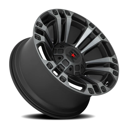 XD Series Monster 3 XD851 SB-GT 20x9 +0 8x180mm 124.2mm Satin Black Gray Tint