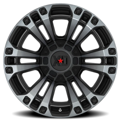 XD Series Monster 3 XD851 SB-GT 20x9 +0 8x165.1mm 125.5mm Satin Black Gray Tint