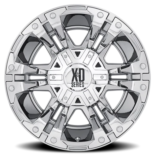XD Series Monster XD778 CH 20x10 -12 8x165.1mm 125.5mm Chrome