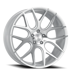Dolce Performance Monza GSF 20x8.5 +28 5x120mm 72.56mm Gloss Silver Machined Face