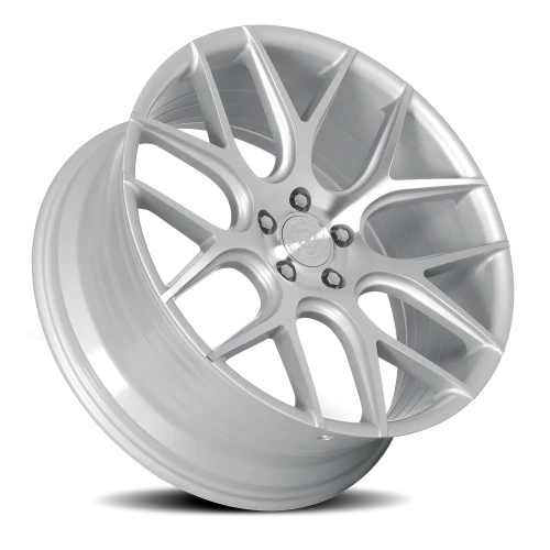 Dolce Performance Monza GSF 20x8.5 +28 5x120mm 72.56mm Gloss Silver Machined Face