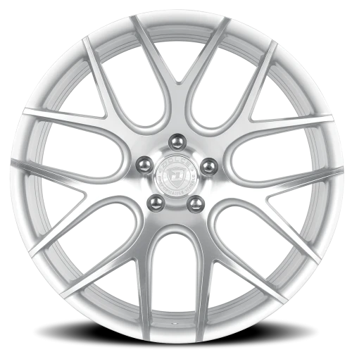 Dolce Performance Monza GSF 20x8.5 +28 5x120mm 72.56mm Gloss Silver Machined Face