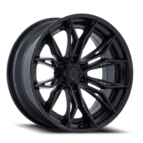 Fuel Mutiny FC404MX 20x10 -18 6x135mm 87.1mm Matte Black Gloss Black Lip