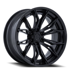 Fuel Mutiny FC404MX 20x10 -18 6x135mm 87.1mm Matte Black Gloss Black Lip