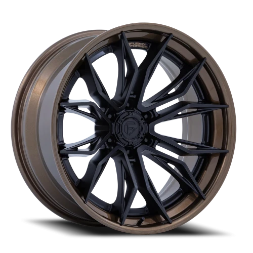 Fuel Mutiny FC404MZ 20x9 +1 6x139.7mm 106.1mm Matte Black Gloss Bronze Lip