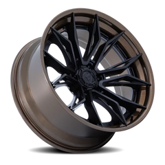 Fuel Mutiny FC404MZ 22x10 -18 6x135mm 87.1mm Matte Black Gloss Bronze Lip