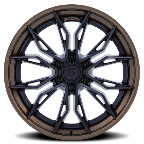 Fuel Mutiny FC404MZ 22x10 -18 6x135mm 87.1mm Matte Black Gloss Bronze Lip