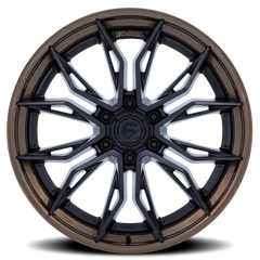 Fuel Mutiny FC404MZ 20x10 -18 6x139.7mm 106.1mm Matte Black Gloss Bronze Lip