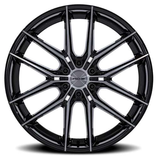 Niche NC280 Prodigy 6 BT 22x9.5 +20 6x139.7mm 106.1mm Gloss Black Dark Tinted Clear