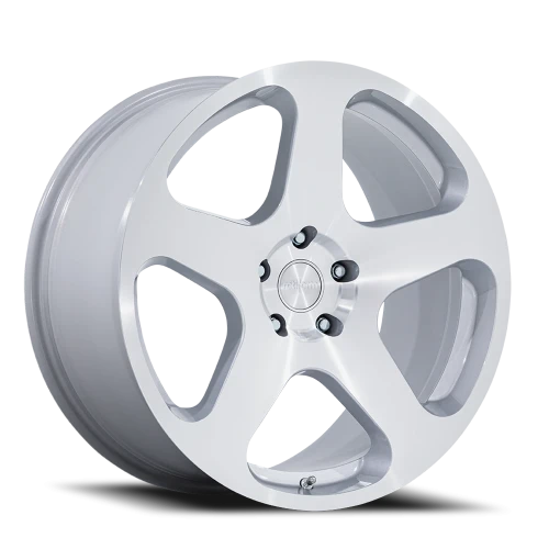 Rotiform NUE RC200 GSM 20x8.5 +35 5x120mm 65.07mm Gloss Silver Machined Face