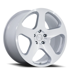Rotiform NUE RC200 GSM 20x10 +40 5x120mm 65.07mm Gloss Silver Machined Face