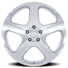 Rotiform NUE RC200 GSM 20x8.5 +35 5x120mm 65.07mm Gloss Silver Machined Face