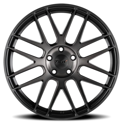 TSW Nord GB-M 19x9.5 +40 5x114.3mm 76.1mm Semi Gloss Black Milled Ball-Machined Dark Tint Face