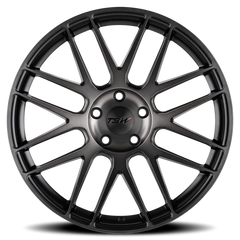 TSW Nord GB-M 20x10.5 +32 5x112mm 66.6mm Semi Gloss Black Milled Ball-Machined Dark Tint Face