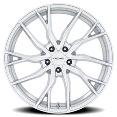 Niche Novara M273 20x10.5 +27 5x112mm 66.56mm Silver