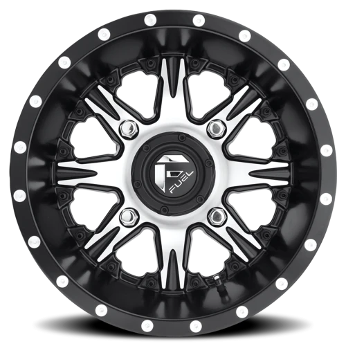 Fuel Nutz UTV D541 14x7 +13 4x110mm 79.3mm Black Machined