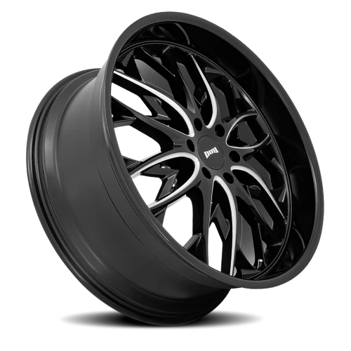 DUB OG S263 24x10 +30 6x135mm 87.1mm Gloss Black Milled