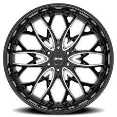 DUB OG S263 24x10 +30 6x135mm 87.1mm Gloss Black Milled