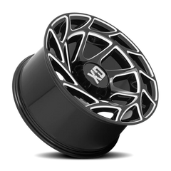 XD Series Onslaught XD860 GB-M 20x12 -44 8x165.1mm 125.1mm Gloss Black Milled
