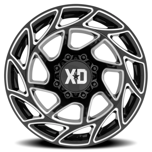 XD Series Onslaught XD860 GB-M 20x12 -44 8x170mm 125.1mm Gloss Black Milled