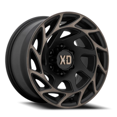 XD Series Onslaught XD860 BZ 20x9 +0 6x139.7mm 106.1mm Satin Black Bronze Tint