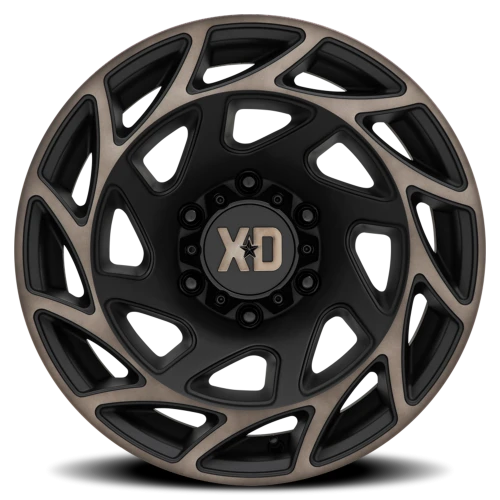 XD Series Onslaught XD860 BZ 17x9 +0 6x139.7mm 106.1mm Satin Black Bronze Tint