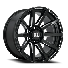 XD Series Outbreak XD847 GB-M 22x10 -18 6x139.7mm 106.25mm Gloss Black Milled