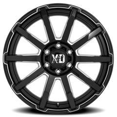XD Series Outbreak XD847 GB-M 20x9 +18 6x114.3mm 66.1mm Gloss Black Milled