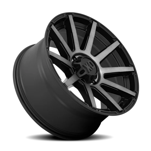 XD Series Outbreak XD847 SBGT 22x10 -18 8x170mm 125.5mm Satin Black Gray Tint