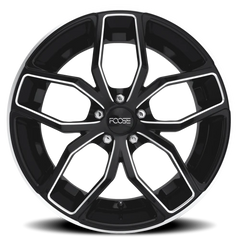 Foose Outcast F150 20x10 +40 5x114.3mm 72.56mm Gloss Black Milled Accents