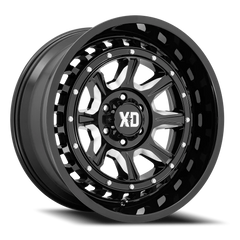 XD Series Outlander XD866 GB-M 20x10 -18 5x127mm 71.5mm Gloss Black Milled