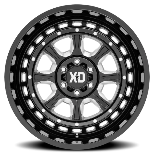 XD Series Outlander XD866 GB-M 20x10 -18 5x139.7mm 78.1mm Gloss Black Milled