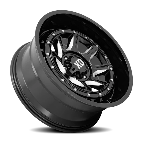 XD Series Outlander XD866 GB-M 20x10 -18 8x165.1mm 125.1mm Gloss Black Milled