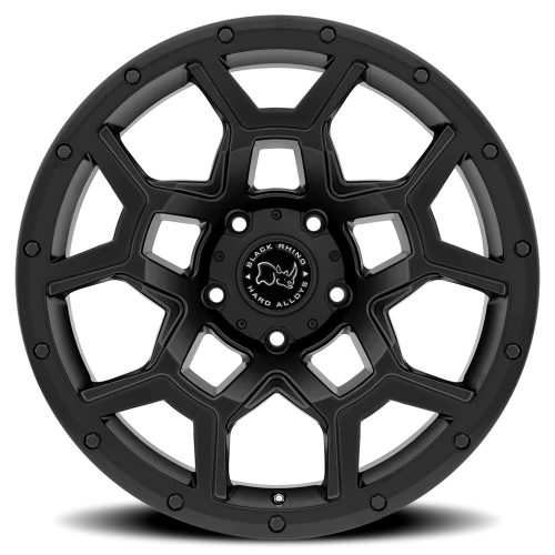 Black Rhino Overland 17x8 +35 5x120mm 76.1mm Matte Black