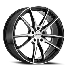 Petrol P0A GBM 18x8 +40 5x110mm 72.1mm Gloss Black Machined Cut Face